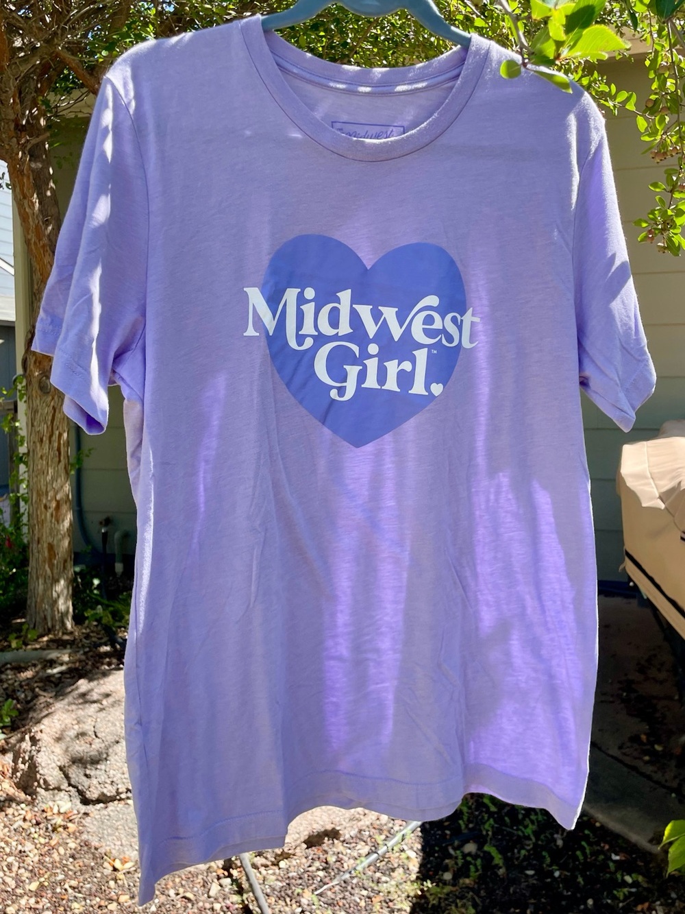 Midwest Girl Lavender Graphic Tee